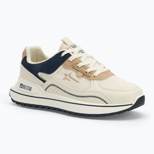 Schuhe Damen BIG STAR NN274A092 Beige/ Dunkelblau