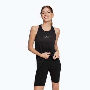 Damen-Workout-Tanktop Cardio Bunny Heat schwarz
