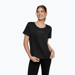 Damen Trainingsshirt Cardio Bunny Fog schwarz