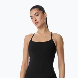Damen-Trainingsshirt Cardio Bunny With Built-in Black bra