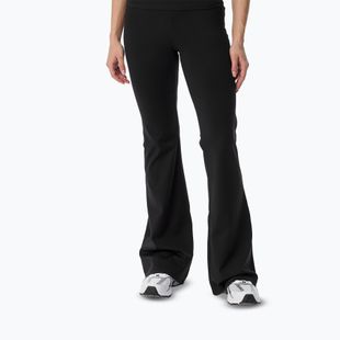 Damen-Trainingsleggings Cardio Bunny Flare black