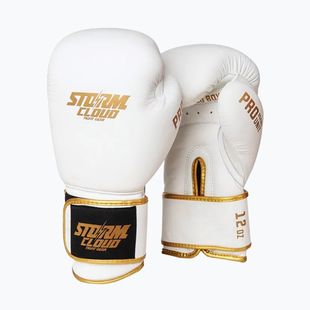 Boxhandschuhe StormCloud Boxing Pro white/gold