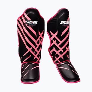 Schienbeinschoner mit Fußschutz StormCloud Lynx black/pink
