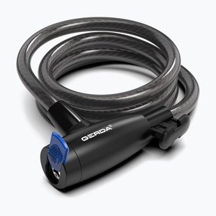 GERDA FLEX 1500/12T Fahrradschloss schwarz