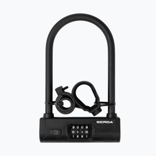 Fahrradschloss GERDA Ultra Combo 245/153C U-Lock black