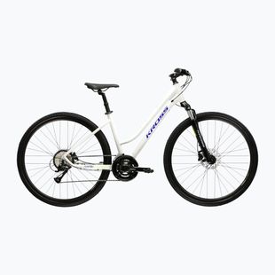 Crossbike Damen KROSS Evado 4.0 W Grau/Dunkelblau/Glanz