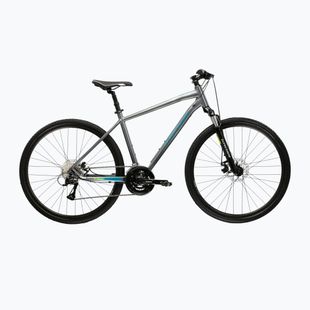 Crossbike KROSS Evado 3.0 Grau/Petrol/Glanz