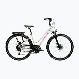 Damen-Trekkingrad KROSS Trans 5.0 In grey/pink/gloss
