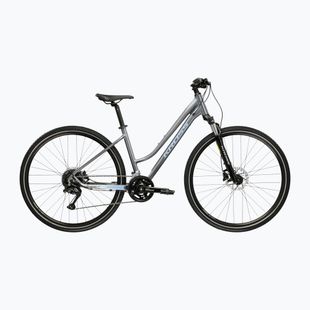 Damen-Crossrad KROSS Evado 5.0 In grey/blue/gloss