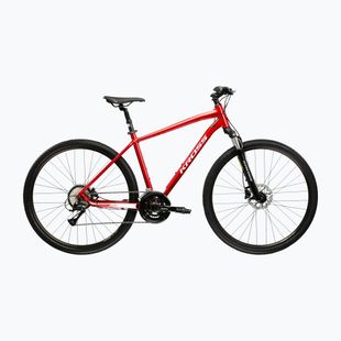 Crossbike KROSS Evado 4.0 Bordeauxrot/Weiß/Glanz
