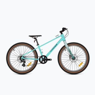 Kinderfahrrad KROSS Liftie 24 X turquoise/black/gloss