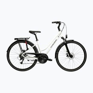 Damen-Trekkingrad KROSS Trans 3.0 In pearl/black/gloss