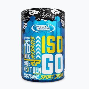 Isotonisches Getränkepulver Real Pharm ISO GO peach/orange