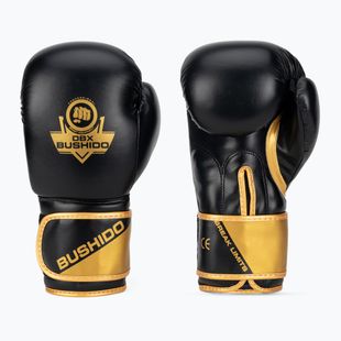 DBX BUSHIDO B-2v10 schwarz-goldene Boxhandschuhe