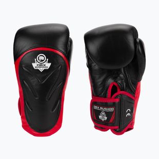 Bushido Boxhandschuhe mit Handgelenk schützen System schwarz Bb4-12oz