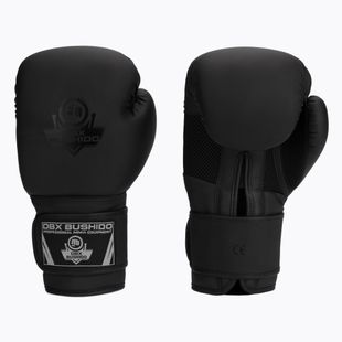 Bushido Boxhandschuhe mit Active Clima System schwarz B-2v12-14oz