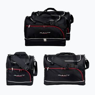 Gepäckträgertaschen-Set KJUST Porsche Panamera 2010-2016 4 Stk. Schwarz