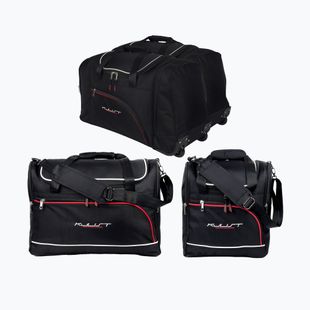 KJUST BMW 3 Limousine 2004-2013 Gepäckraumtaschen Set 4 Stück schwarz