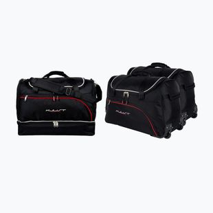 KJUST Audi A3 Sportback Kofferraumtaschen Set 2020+ 3 Stück schwarz