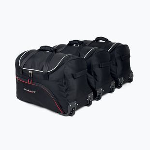 KJUST Audi A3 Sportback Kofferraumtaschen Set 2020+ 3 Stück schwarz