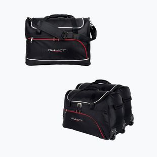 Gepäckträgertaschen-Set KJUST Peugeot 208 Hatchback 2019+ 3 Stk. Schwarz