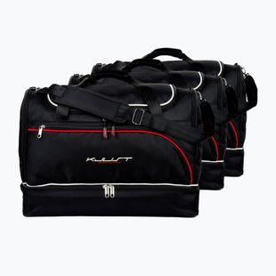 Gepäckträgertaschen-Set KJUST Peugeot E-208 2019+ 3 Stk. Schwarz