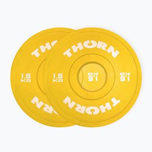 Gewichtszusatz THORN FIT Fractional 2 x 3 kg yellow/white