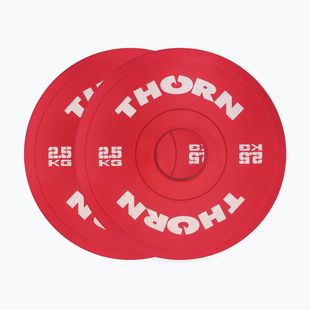 Gewichtszusatz THORN FIT Fractional 2 x 5 kg red/white