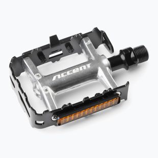 ACCENT Hellium silber/schwarz Fahrradpedale
