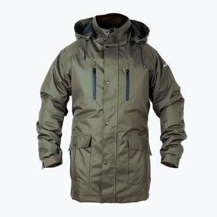 Herren-Angeljacke Pros 1031 olivgrün