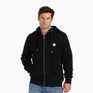 Hoodie mit Reißverschluss Herren Pitbull Small Logo Hooded Zip black