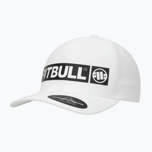 Pitbull Snapback Kappe ,,Hilltop" Stretch Fitted weiß