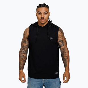 Herren Tank Top Pitbull Hilltop Hooded Sleeveless schwarz