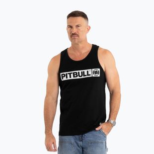 Herren Pitbull Hilltop Tank Top schwarz
