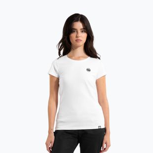 Pitbull West Coast Frauen-T-Shirt Small Logo weiß