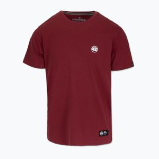 Shirt Herren Pitbull Small Logo burgundy