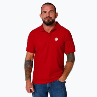 Pitbull West Coast Herren Rockey Poloshirt rot