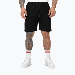 Pitbull West Coast Herren Pique Rockey Shorts schwarz