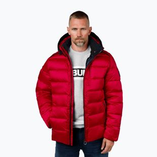 Winterjacke Herren Pitbull Barles Ribstop Padded Hooded red