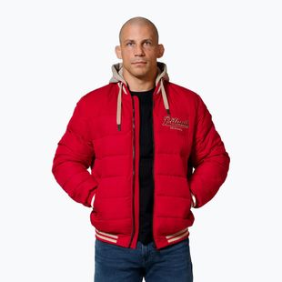 Jacke Herren Pitbull Hidden Quilted Hooded red/beige
