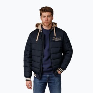Jacke Herren Pitbull Hidden Quilted Hooded dark navy/beige