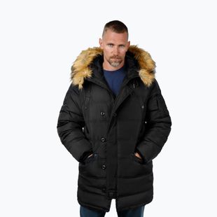 Herren Winterjacke Pitbull Kingston 2 Parka black