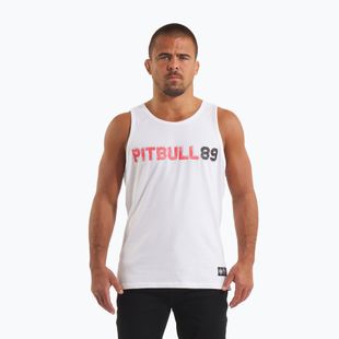 Pitbull Dog 89 Herren Tank Top weiß