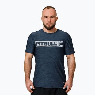 Herren Pitbull Hilltop Casual Sport T-shirt navy melange
