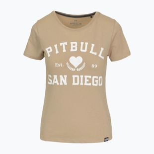 Shirt Damen Pitbull Love PB sand