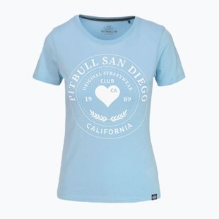 Shirt Damen Pitbull Heartie light blue
