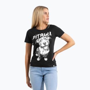 Shirt Damen Pitbull Puppy 2 black
