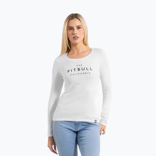 Longsleeve Damen Pitbull Usa Cal Slim Fit white