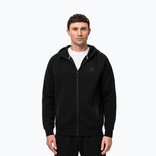 Hoodie Sweatshirt Herren Pitbull Dogwood Hooded Zip Sweatshirt black
