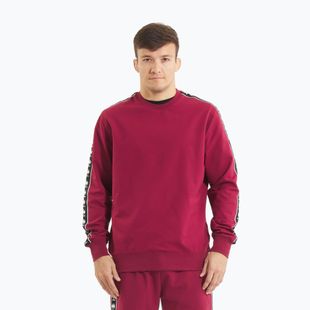 Hoodie Sweatshirt Herren Pitbull Tape Nugget Crewneck Sweatshirt burgundy